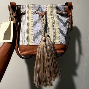 ✨ Genuine Leather 💯 Multi-Colored 🔥 SW Luxury Bohemian Bag 💼